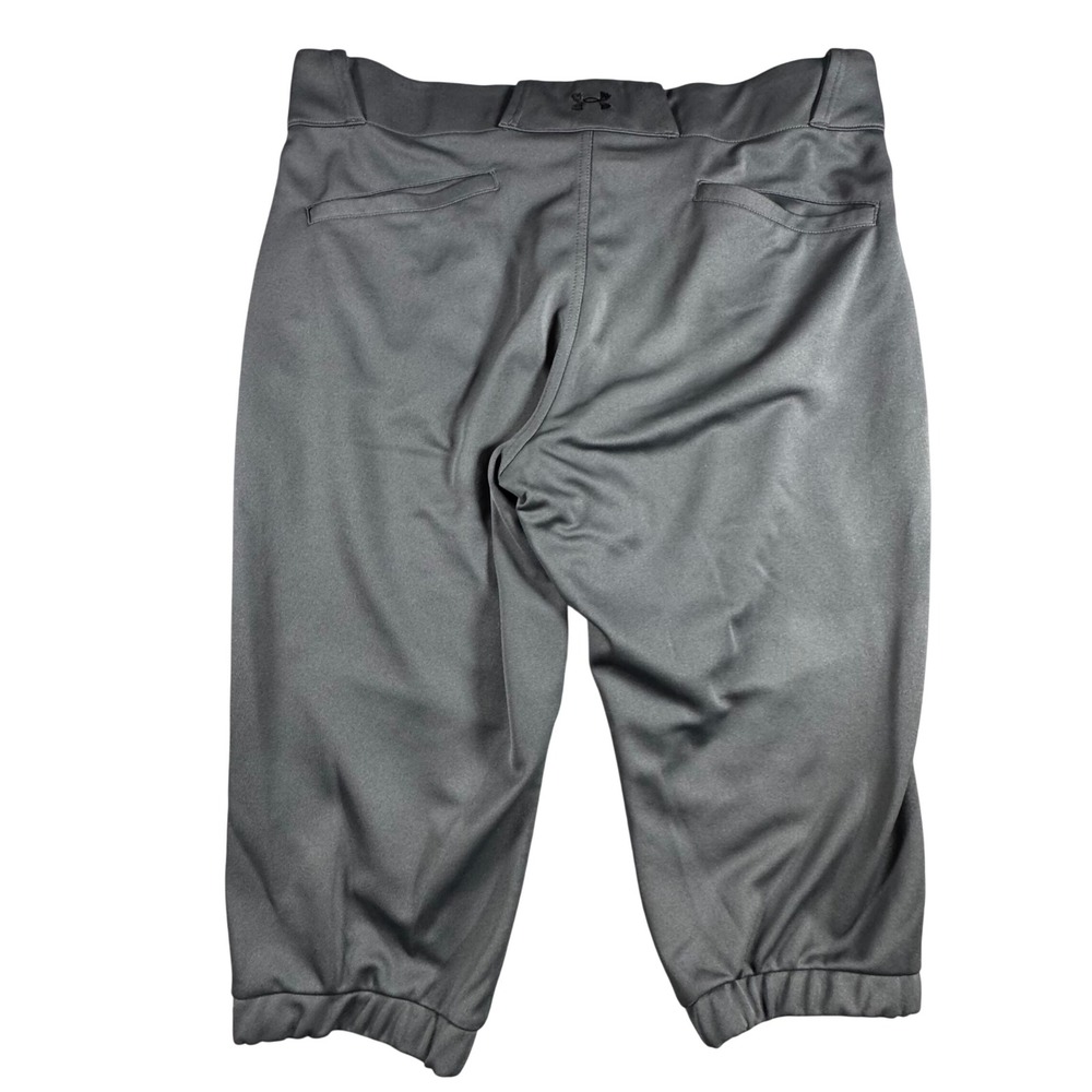 Under Armour Softball Pants Womens XL Grey Knickers Athletic HeatGear Practice - Picture 7 of 7